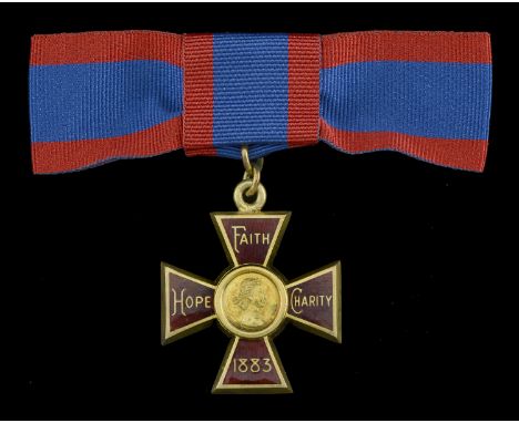 Royal Red Cross, 1st Class (R.R.C.), E.II.R., silver-gilt and enamel, undated, on lady’s bow riband, in Collingwood, London, 