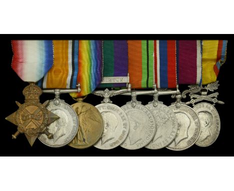 A rare Great War Romanian Medal for Bravery and Loyalty 2nd Class group of eight awarded to Flight Lieutenant W. M. Brims, Ro