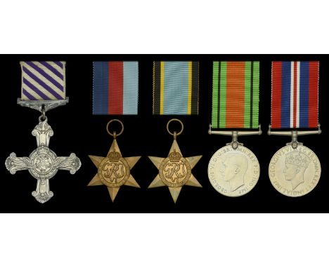 A Second War Bomber Command D.F.C. group of five awarded to Flight Lieutenant James McCubbin, R.A.F.V.R., 9 Squadron, Royal A