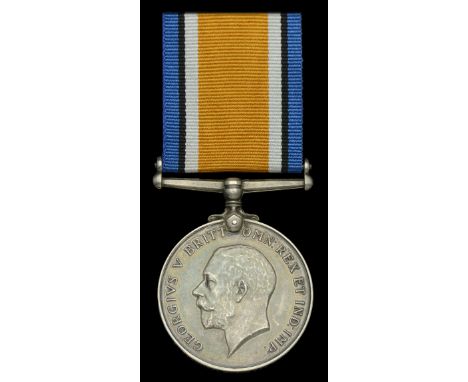 The British War Medal awarded to Lieutenant J. H. Cross, Royal Flying Corps, a D.H.2 pilot who served with 32 Squadron, and w