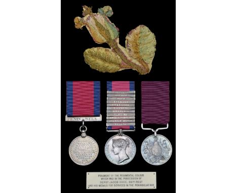 The exceptional Peninsula War group of three to Sergeant Jacob Cove, 88th Foot (Connaught Rangers), together with a fragment 