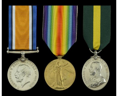 Three: Captain G. H. Tapper, Transport Officer, Royal Warwickshire Regiment, late Staff Sergeant, 1st Wessex Field Hospital, 