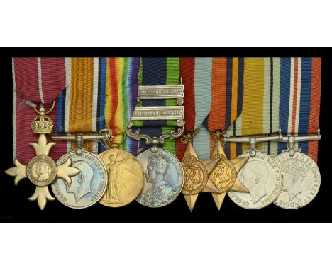A post-War O.B.E. group of eight awarded to Group Captain J. Lambie, Royal Air Force, late Indian Army and Royal Fusiliers  T