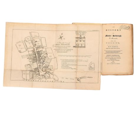 Harrod (W) - The History of Market-Harborough in Leicestershire and It's Vicinity,&nbsp;folding plates, publisher's boards wi