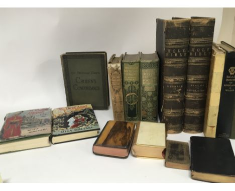 A collection of books two hardback novels by Mika Waltari old AA road map books Bibles books Myths and Legends. and others. N