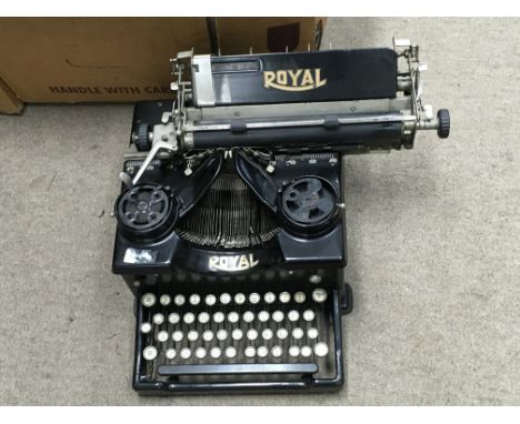 A vintage Royal typewriter
