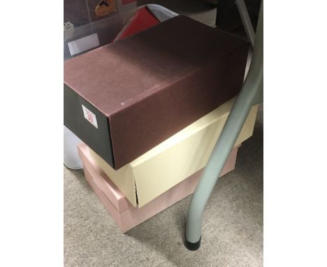 Boxed womens shoes including Miu Miu size 38, Ted Baker size 38, Louis Vuitton 37 1/2