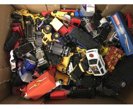 A collection of toy cars and collectables from Hot Wheels, Corgi and more.