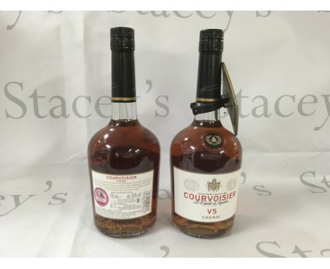 2 Courvoisier VS Cognac drinks, 700 ml per drink. Product of France. Signature Courvoisier Masson Style spring blossoms with 