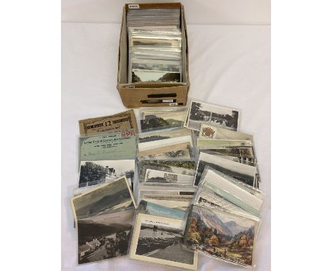 Ex Dealers stock - 200+ assorted vintage and Victorian Wales postcards.  Mostly in plastic display envelopes. 