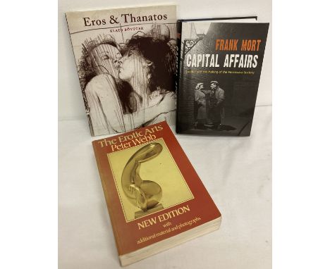 3 adult erotic and art books. "Eros &amp; Thanatos" by Klaus Bottger from The Erotic Print Society.  Together with The Erotic