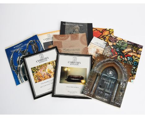 A collection of seventy eight Art Nouveau, Art Deco and Design auction catalogues, mainly Sotheby's, Phillips and Christies, 