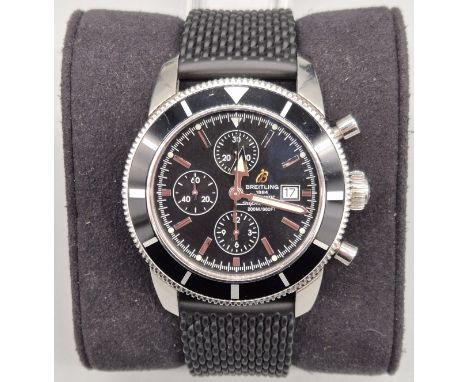 2013 Breitling Superocean Heritage Chronographe wristwatch. Ref. A1332024. Serial Number 2591944. Comes with International wa