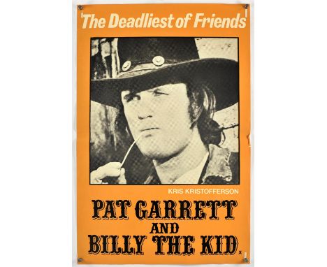 Pat Garrett & Billy The Kid (1973), 3 x British Double Crowns, 30 x 20 inches, folded Director Sam Peckinpah Stars Kris Krist