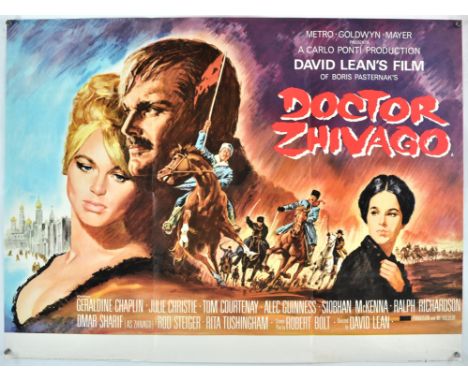 Doctor Zhivago (1965), British Quad, 40 x 30 inches, folded, printed by Lonsdale and Bartholomew  Director David Lean Stars O