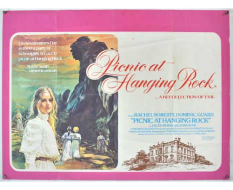 Picnic At Hanging Rock (1975), British Quad, 40 x 30 inches, folded Director Peter Weir Stars Rachel Roberts, Dominic Guard C