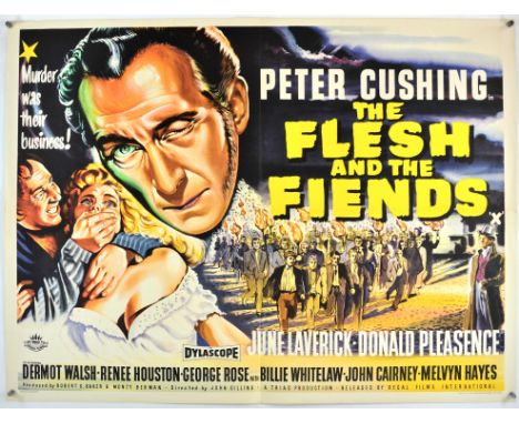 The Flesh and the Fiends (1960), British Quad, 40 x 30 inches, bi-folded, printed by Stafford and Co Director John Giling Sta