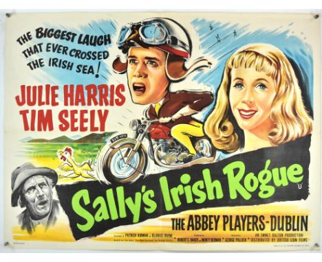 Sallys Irish Rogue (AKA The Poachers Daughter) (1958), British Quad, 40 x 30 inches, folded, printed by Stafford and Co Direc