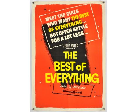 The Best of Everything (1959), British Crown, 30 x 20 inches, bi-folded, printed by Stafford and Co Director Jean Negulesco S