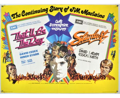 Thatll Be The Day / Stardust (1973/74), British Quad, 40 x 30 inches, folded, printed by W.E. Berry Director Claude Whatham, 