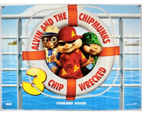 Ten British Quad film posters, includes: Alvin and the Chipmunks Chip Weekend 3 Advance; Nims Island; Happy Feet 2; Marmaduke