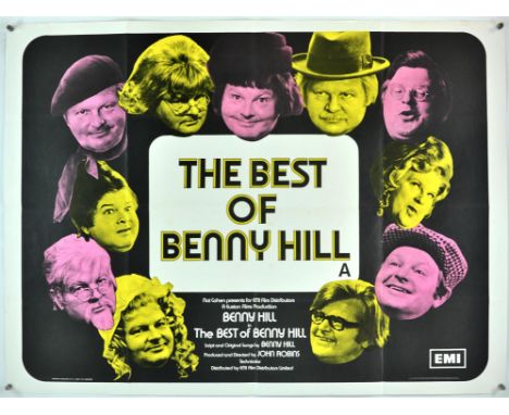 The Best of Benny Hill (1974), British Quad, 40 x 30 inches, folded, printed by W.E. Berry Director John Robins Stars Benny H
