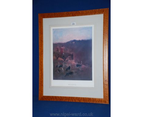 A Lionel Edwards limited edition Print published by Horse and Hound ''The end of the Day'', no. 242/500