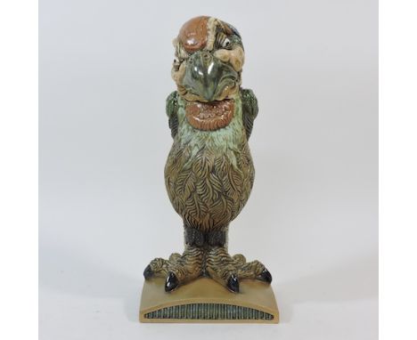 A Burslem pottery character flask, The Judge, designed by Andrew Hull, 26cm tall overall