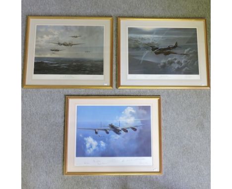 Gerald Coulson, The First Blow, limited edition print, 1088/1089, signed in pencil, 49 x 61cm, together with another Night of