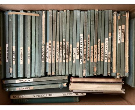 Collection of volumes of "Modern Masters of Etching, 44 Leicester Sq, London", Including Dame Laura Knight, and others  and o