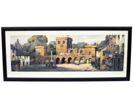 Carriage Print APPLEBY, WESTMORLAND by Ellis Silas from the London Midland (A) Series, issued 1950. In an original style glaz
