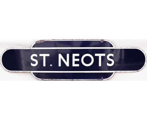Totem BR(E) HF ST. NEOTS from the former Great Northern Railway station between Sandy and Huntingdon. In good condition with 