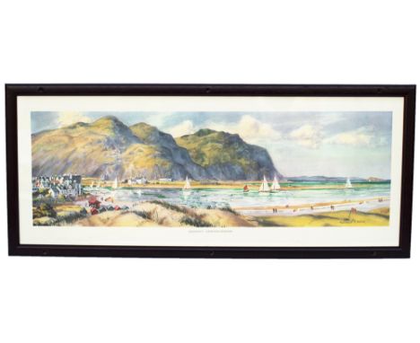 Carriage Print DEGANWY, CAERNARVONSHIRE by Montague Birrell Black from the London Midland (A) Series, issued 1950. In an orig