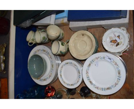 MIXED LOT: ROYAL DOULTON PASTORALE DINNER WARES TOGETHER WITH POOLE TEA WARES AND OTHERS