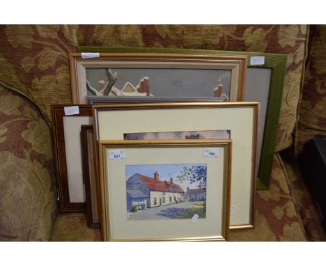 MIXED LOT:  VARIOUS ASSORTED PICTURES TO INCLUDE PRINTS AFTER TURNER