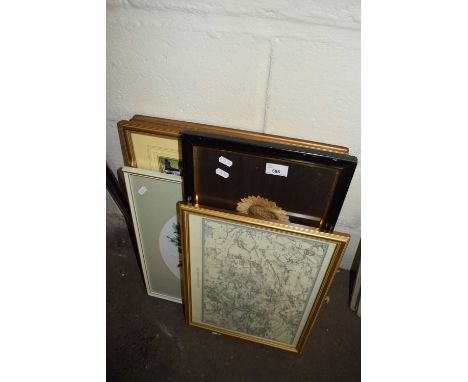 MIXED LOT:  VARIOUS FRAMED PICTURES TO INCLUDE TAPESTRY