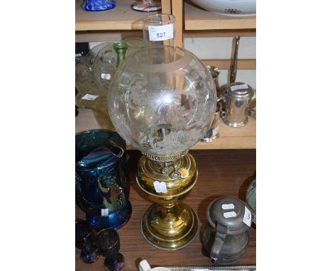 BRASS BASED OIL LAMP 