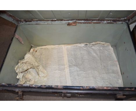 VINTAGE IRON TRUNK