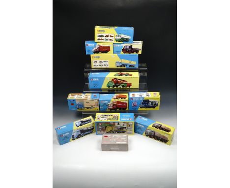 A quantity of Corgi Classics precision die-cast scale models of commercial vehicles 