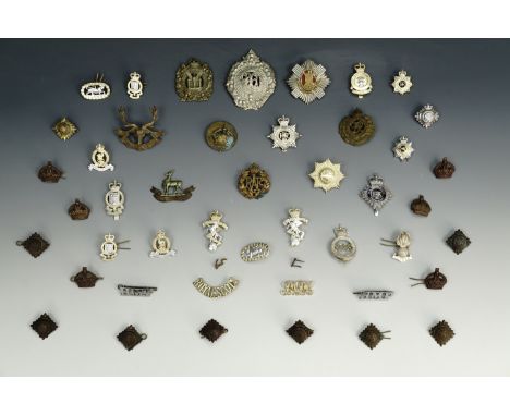 A small quantity of British army Staybrite and other cap badges etc