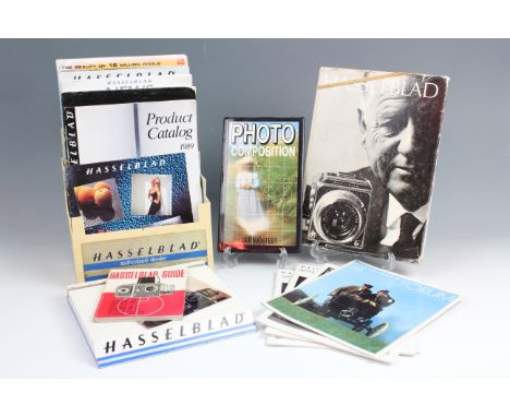 A quantity of Hasselblad and other camera books, magazines and ephemera 