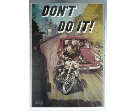 A Roland Davies print 'Don't Do It', 50 x 70 cm
