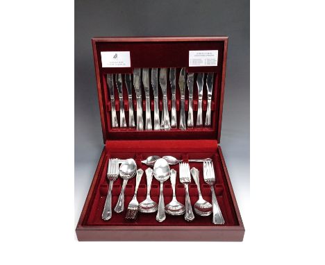 A cased Viners cutlery set (incomplete)