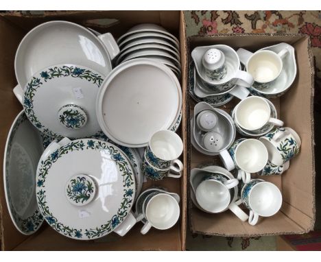 A Midwinter part dinner service and coffee wares (2 boxes)