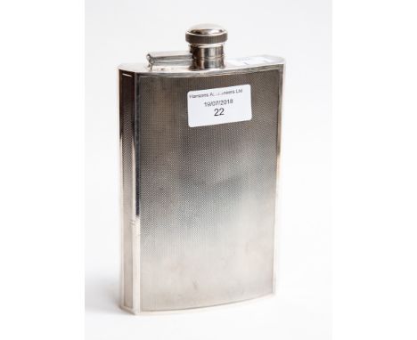 Silver plated hip flask