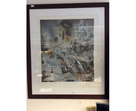Salvador Dali (1904-1989), The Ecumenical Council, print, signed and numbered 57 of 300, circa 1960, 58cm x 48cm, framedArtis