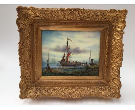 S. Nowacki, porcelain plaque