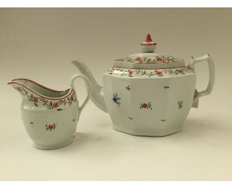 One Newhall teapot and cover and one new jug (2)