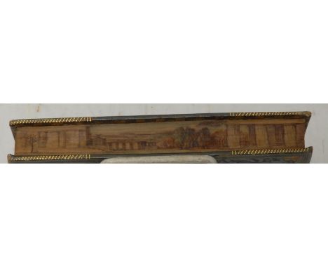 Fore-edge Painting - [Homer's Iliad], Homeri Ilias, volume II only: Rhapsodia XIII-XXIV, Lipsiae [Leipzig]: Car. Tavchnitii, 