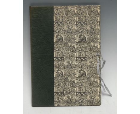 Whittington Press - John Lawrence (b. 1933), a portfolio of 13 wood-engravings, comprising the months and a general 'title' [